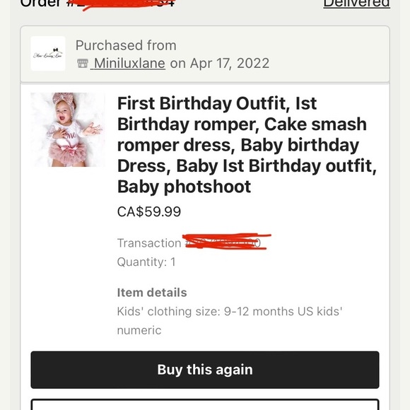 Sparkly “One” bodysuit with tutu and bow - Picture 4 of 4